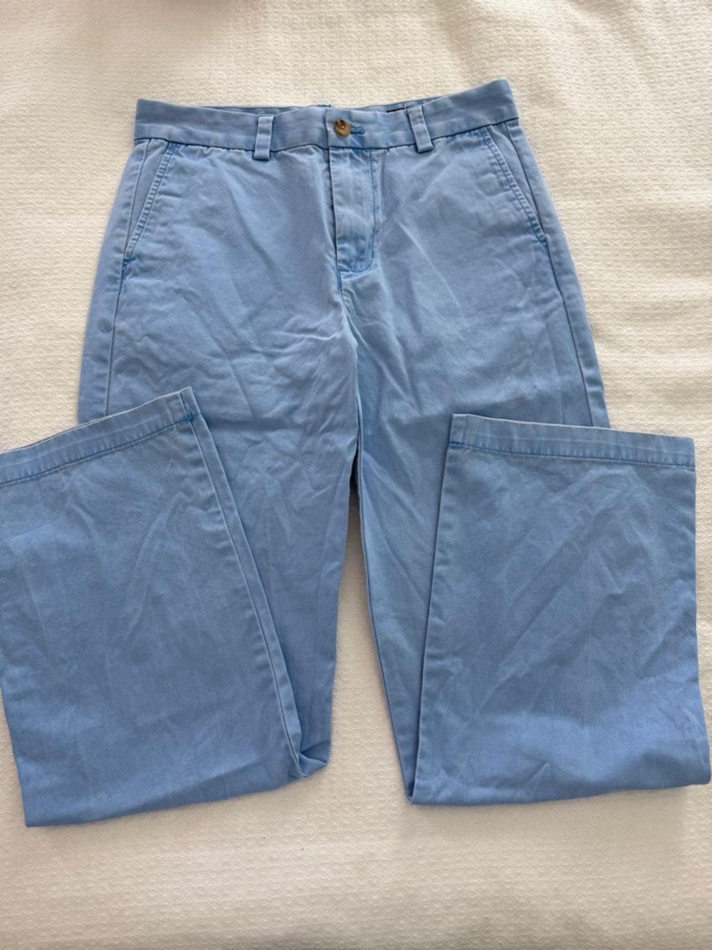 Light Blue Vineyard vines breaker boys Chinos pants size 14 GUC